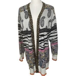 ANTHROPOLOGIE Open Cardigan Sweater. Women XS Runs Big Boho Chic Cabin Core $148